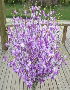 Шелковые цветы Онцидиум, длина 94 см, 37 дюймов, искусственная орхидея, белый, желтый, розовый, фиолетовый, зеленый, оранжевый для свадебных цветов4179205