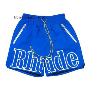 Rhude Designer Shorts Rhude Shorts Summer Fashion Beach Pants Mężczyźni Wysokiej jakości streetar