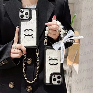 For iPhone 15 Pro Max Cases Luxury Phone Case Designer Apple iPhone 14 Pro Max 13 12 13promax 12promax 15pro Case Metal Chain Mobile Cover Handbag Case