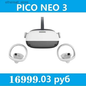 Устройства VR/AR Новые 3D 8K Pico Neo 3 Очки потоковой передачи VR для игр Расширенный встроенный головной дисплей виртуальной реальности 55 бесплатных популярных игр 256 ГБ Q240306