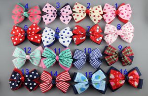 50PCSLOT 32039039 UK STYLE DOT GROSGRAIN RIBBON HAIR BOWS CLIPSDIY BAYBARGHECASSERIES039ヘアアクセサリーBoutique HAI9444589