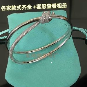 Bracciale a corda intrecciata con diamante con diamante dello stesso stile di lusso leggero con nuovo CM3W