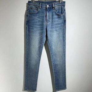 2024ss High Street Vintage Wash Straight Jeans Casual Trousers Streetwear Pants Men's Clothing