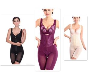 Epack M4XL Women Seamfless Full Body Shaper Weist Underbust Cincher Suit Firm Tummy Beige Black Purple Drop276S8228311