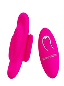 Pretty Love Butterfly Panty vibratore senza fili indossabile a distanza vibrante mutandine Vibe vibratore Strapon giocattoli adulti del sesso per la donna C185604793