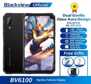 Blackview BV6100 Dual Gorilla 688-Zoll-Bildschirm-Smartphone 3 GB 16 GB Android 90 IP68 wasserdichtes Mobiltelefon 5580 mAh NFC-Mobiltelefon1878492