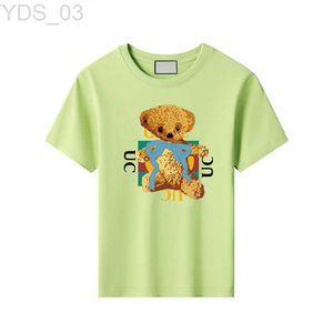 T-Shirts Luxus-T-Shirts für Kinder Hochwertige Kinder-T-Shirts G Designer-Babykleidung Designer Junge Kinderanzug Mädchen-T-Shirts Bedrucktes Baumwolloberteil 240306