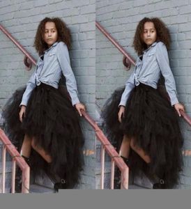 New Black Hilo SimpleTulle Skirt Design Ruffled Knee Length Tutu Tulle Skirts for Women Lovely Dresses Party Wear7615146