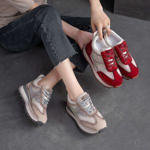 Shanghai Front Style Sports New Jiecong Lace Single Autumn/Winter Up Coloured Bright Diamond Trendy Top Layer Cowhide Casual Womens Shoes 15 818