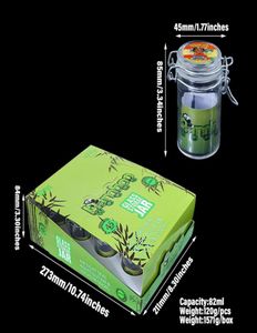 Honeypuff Luftdichter, geruchssicherer Aufbewahrungsbehälter für Kräuter, Metallflasche, versiegelte 82-ml-Dose, Teedose, Aufbewahrungsboxen, tragbar für Tabak, P3286011