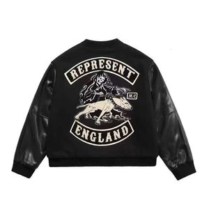 Herrjackor läderjacka män vinter motorcykel blixtlås pu mens lapel krage casual mode gata hösten svart kappa s-5xl designer jacka cyklist jacka 764 431