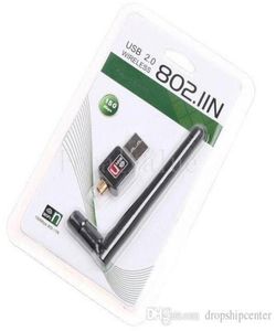 100 orijinal mini 150m 150Mbps USB WiFi Kablosuz Ağ Kartı 80211 NGB LAN Adaptör Anten Bilgisayar Yazılımı Sürücüsü RT5374449208