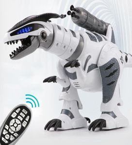 RC Dinosaur Tyrannosaurus Rex Animal Remote Control Sounds Dinobot Electric Animals Toy Music Light Spray Kids Toy 2012109836674