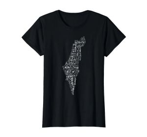 Tシャツ100％コットンパレスチナTシャツ。パレスチナの都市地図女性ガザTシャツカジュアルな快適なティーシャツスポーツ夏のTシャツ