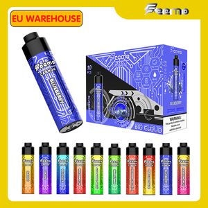 Origin Einweg-Puffstift Big Cloud Feemo Cannon DTL Big Puff Puff 10000 18 ml vorgefüllt Puff 10K Vapes Typ-C-Kabelladung mit 0,5 Ohm wiederaufladbarem Luftstrom Einstellbar