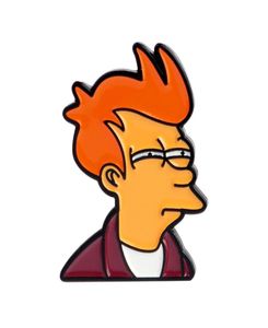 Броши «Футурама» Philip J Fry, эмалированные булавки, значки для телешоу, мультяшные фигурки, ювелирные изделия, подарок для фанатов4700609