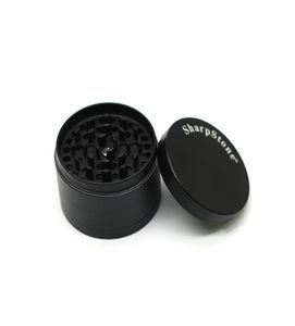 Sharpstone Grinders Smoking Flat Surface Herb Grinder Tobacco 4 Parts Hard Top Diameter 40mm50mm55mm63mm 6 Colors6326760