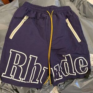 Rhude Shorts Designer Shorts Męskie Koszykówka Krótkie spodnie 2023 LUSURYS Summer Beach Palm Letter Street Fashion Modne Spanty Wysokiej jakości trend marka Rhude 4292