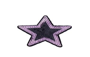 10PCS Cequined Star Patches for Clothing Iron na Transfer Applique Kids Patch do dżinsów worki DIY Sew na haftach cekinach4381439