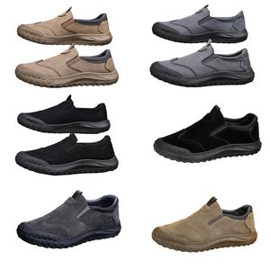 GAI Men's shoes, spring new style, one foot lazy shoes, comfortable and breathable labor protection shoes, men's trend, soft soles, sports and leisure shoes non-slip 39