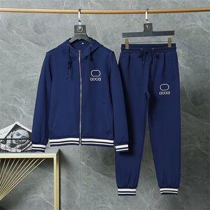 1 Tuta da uomo nuova Tute sportive Tuta da uomo Felpe con cappuccio Giacche Tute Tute da jogging Giacca Pantaloni Set Giacca da uomo Tuta sportiva set M-3XL # 02