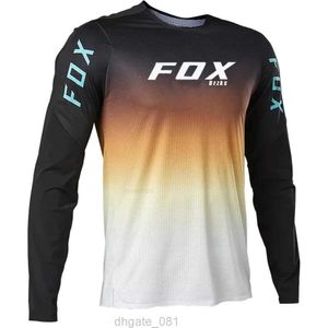 2024 Motocross T-Shirt Jersey Mtb Downhill Jeresy Cycling Mountain Bike DH Fox Plast Jersey Maillot Ciclismo Hombre Quick Dry
