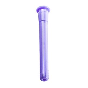 5.5" 18mm To 14mm Slitted Diffuser Bong Downstem (Purple)