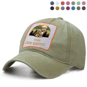 Ball Caps Free Joe Exotic Tiger King Baseball Cap Dad Trucker Brand Hat Woman Boinas Berets Snapback Casquette Hats Gorras