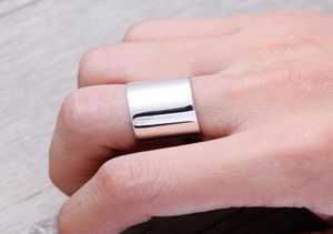 Jianery Bohemian Vintage Silver Color for Women Open Finger Rings Girls Girls Gister A238333770のための大きな滑らかなリング