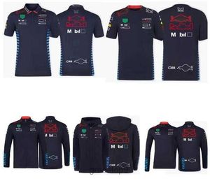 Men's Polos New F1 Racing T-shirt Spring Autumn Mens and Womens Team Hoodie Same Style Customisation Customizable 0ohs