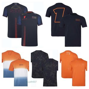 27qm Herren Polos New F1 Team Fahrerbekleidung Herren Kurzarm T-Shirt Lässige atmungsaktive schnell trocknende Rennbekleidung anpassbar