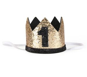 Accessori per capelli Cappelli per feste di compleanno per bambini Cappelli per bambina di un anno Prima principessa Corona Decorazioni Bomboniere per bambini Fascia rosa Regalo8901703