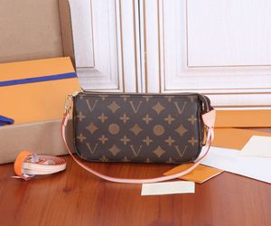 M40712 çanta moda eski çiçek koltuk altı çanta yemek çanta deri çanta crossbody paketi akşam çantaları cüzdan çanta