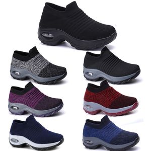 Large size men women's shoes cushion flying woven sports shoes hooded shoes fashionable rocking shoes GAI casual shoes socks shoes 35-43 50 trendings