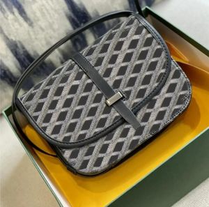 Tasarımcı PM Messenger Torbası Yeşil Gökyüzü Mavi Sarı Beyaz Moda El Boyalı Desen Kadınlar Lüks Crossbody Cüzdan Omuz El Eyer Çanta