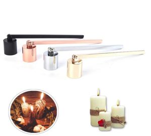 Stal nierdzewna świeca Snaffer Flame Wick Dipper Lampa olejowa gaszenie Trimmer Cutter 16cm Rose Gold Black Silver3710512