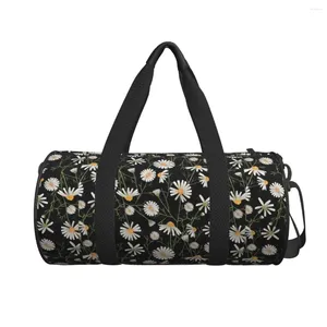 Seesäcke Kawaii Gänseblümchen Muster Reisetasche Kamille Sommer Natur Blume Große Kapazität Sport Männer Frauen Gym Gepäck Fitness