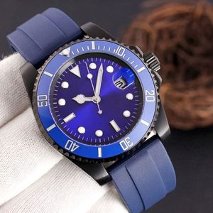 Classic Watch for Men Designer Watchs Mens Watches Mechanical Automatic Wristwatch Fashion Wristwatches Rubber Strap Montre de Luxe Rubber Strap 40
