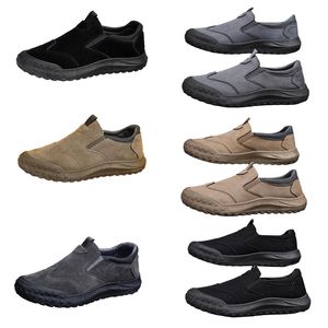 Herrenschuhe, Frühlingsneuer Stil, Einfuß-Lazy-Schuhe, bequeme und atmungsaktive Arbeitsschutzschuhe, Herrentrend, weiche Sohlen, Sport- und Freizeitschuhe, gute Schuhe 44 a111