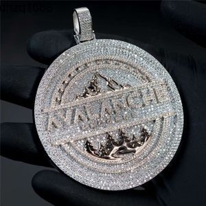 Пользовательские письма хип-хоп ювелирные изделия с бриллиантами Iced Out мужчины вращающееся имя подвески ожерелье подвески