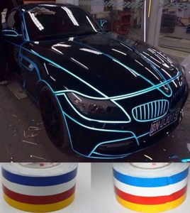 Hochwertiger reflektierender Motorrad-Autoaufkleber für BMW Ford Focus Mini Cooper, Außenzubehör, Sicherheitsidentität, Körper-Vinylaufkleber 4315276