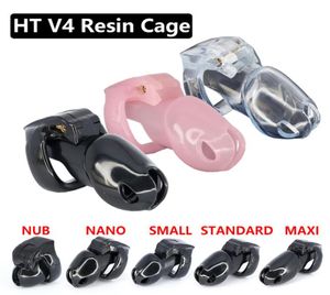 2021 New Arrival Male Device HT V4セットKeuschheitsgurtel Cock Cage Penis Ring Bondage Beltish Adult Adult Sexy Toys5633362