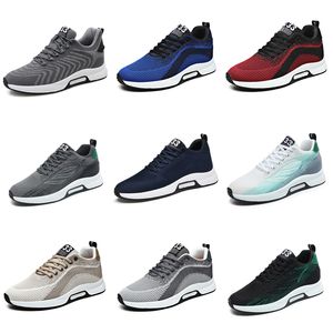 Mens Gai Running Shoes Breattable Black Beige Red Platform Shoes Breattable Lightweight Walking Sneakers Trainers Four