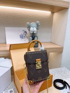 M82465 Borsa Box Vera pelle CAMERA BOX borsa firmata borsa tote borsa a tracolla pacchetto crossbody borse piccole rigide portafoglio borsa Borsa con fibbia