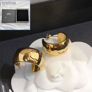 Stud Banhado A Ouro Boutique Hoop Brincos Mulheres Charme Jóias Ear Stud Hot Marca Presente De Aniversário Brincos Clássico Designer Jóias Com Caixa Brincos De Luxo 240306