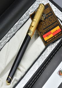 Luxury French Picasso brand 902 black and golden carving cap 22Kgp NIB classic Fountain pen with business office supplies writing 6736411