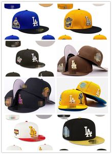 Moda 2024 Cappelli aderenti Cappello snapback Cappellini da baskball Tutti i team Logo LLAA uomo donna Sport all'aria aperta Ricamo Cotone piatto Berretti chiusi Berretto da sole flessibile taglia 7-8 hh-3.6