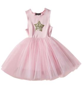 New design baby girl039s dress INS sell children039s star vest princess tutus skirts kids sequin boutiques clothes2071913