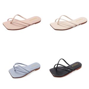 GAI Slippers Footwear Designer Women's Men's Shoes Black and White 01361237