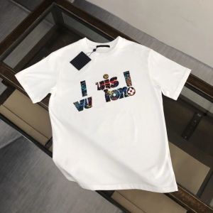 T-shirt firmate da donna estive da uomo casual e magliette a maniche corte stampate a quadri a quadri che vendono abbigliamento hip-hop da uomo di fascia alta